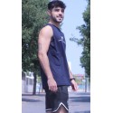 CAMISETA TANKTOP BLUE NEW ROUND LOGO