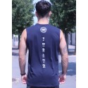 CAMISETA TANKTOP BLUE NEW ROUND LOGO