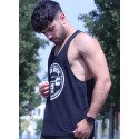 CAMISETA DE TIRANTES URBAN BLACK NEW ROUND LOGO