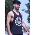 CAMISETA DE TIRANTES URBAN BLACK NEW ROUND LOGO