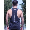 CAMISETA DE TIRANTES URBAN BLACK NEW ROUND LOGO