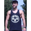 CAMISETA DE TIRANTES URBAN BLACK NEW ROUND LOGO