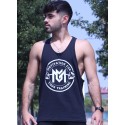 CAMISETA DE TIRANTES URBAN BLACK NEW ROUND LOGO