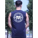 CAMISETA TANKTOP BLUE NEW ROUND LOGO