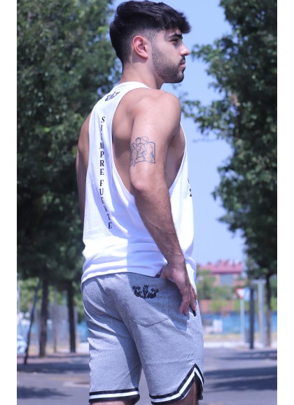 PANTALON CORTO NEW WHITE  CHICAGO - Fitnessstore