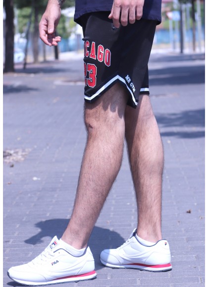PANTALON CORTO NEW BLACK CHICAGO - Fitnessstore
