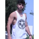 CAMISETA DE TIRANTES URBAN WHITE NEW ROUND LOGO
