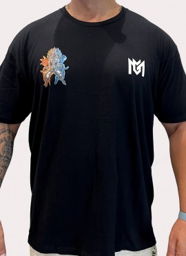 CAMISETA NEW OVERSIZE BLACK GOTEN DE DRAGON BALL DE MR GYM - FITNESSSTORE.ES 2