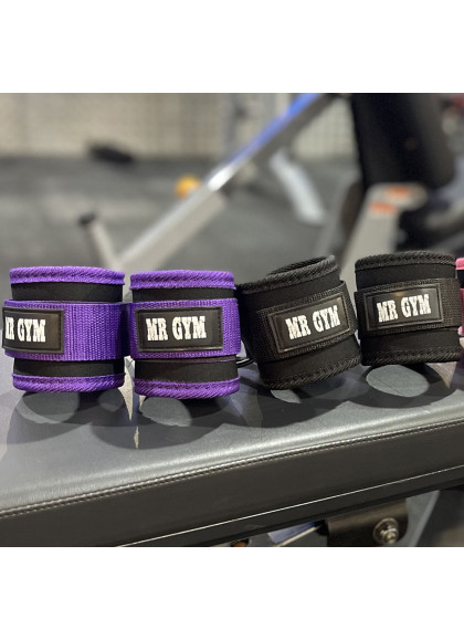 TOBILLERAS PARA POLEA BLACK DE MRGYM- Fitnessstore