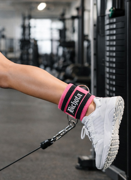 TOBILLERAS PARA POLEA FUCHSIA DE BICHOTA- Fitnessstore