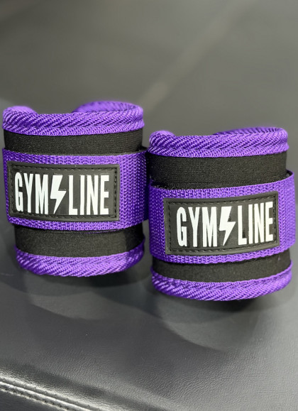 TOBILLERAS PARA POLEA PURPLE DE GYMLINE- Fitnessstore