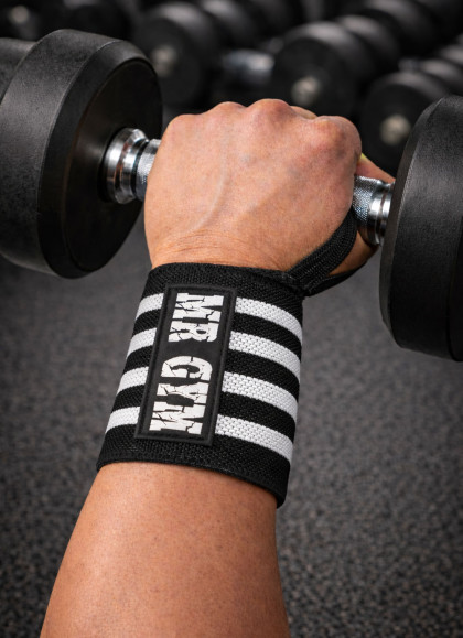 MUÑEQUERAS POWER WHITE DE MRGYM - Fitnessstore