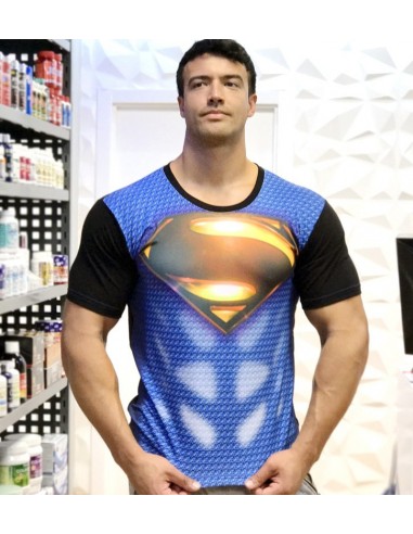 CAMISETA MANGA CORTA SUPERMAN - FITNESSSTORE