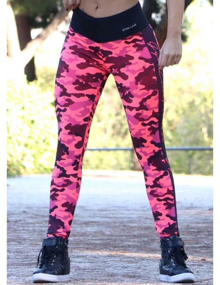 MALLA CAMUFLAJE CORAL NEON - Fitnessstore