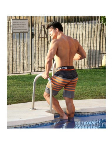 BAÑADORES MEN´S  PHYSIQUE ORANGE - FITNESSSTORE