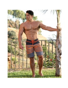BAÑADORES MEN´S  PHYSIQUE ORANGE - FITNESSSTORE 2