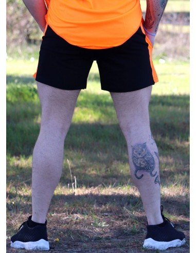 PANTALON CORTO NARANJA - FITNESSSTORE