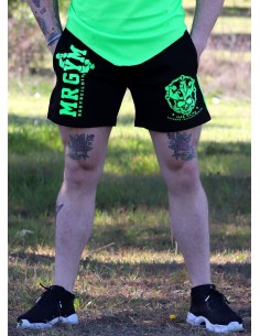 PANTALON CORTO VERDE NEON - FITNESSSTORE