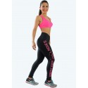 MALLA HARDCORE CRACKED BLACK & FUCSHIA - Fitnessstore