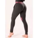 PANTALON LYCRADO GRIS OSCURO DE GYM LINE - Fitnessstore