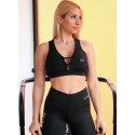 TOP FLEX ESCOTE BLACK DE GYM LINE - Fitnessstore