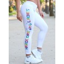 MALLA NEW WHITE HARDCORE LINE GOL - Fitnessstore
