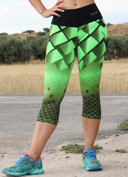 MALLA PIRATA PRINT GREEN - Fitnessstore